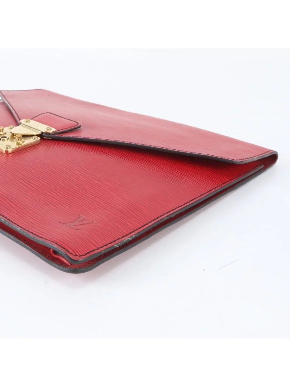 Louis Vuitton Epi Porte Document Senatur Leather Clutch